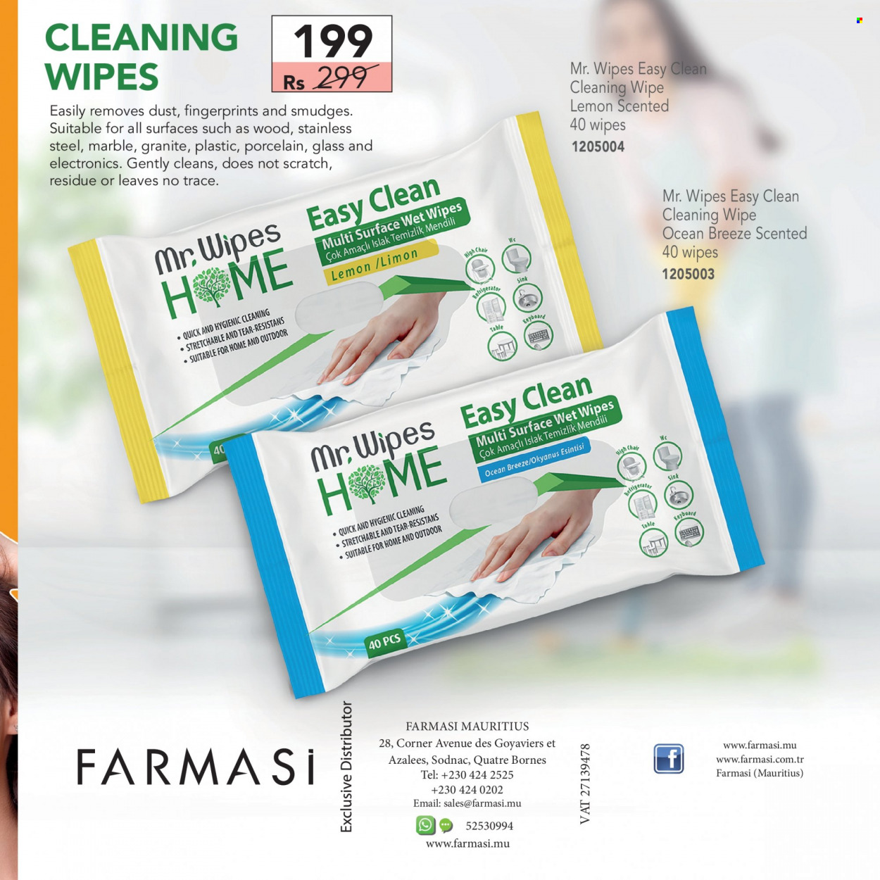 thumbnail - Farmasi Catalogue - 1.07.2022 - 31.07.2022 - Sales products - cleansing wipes, wipes. Page 119.