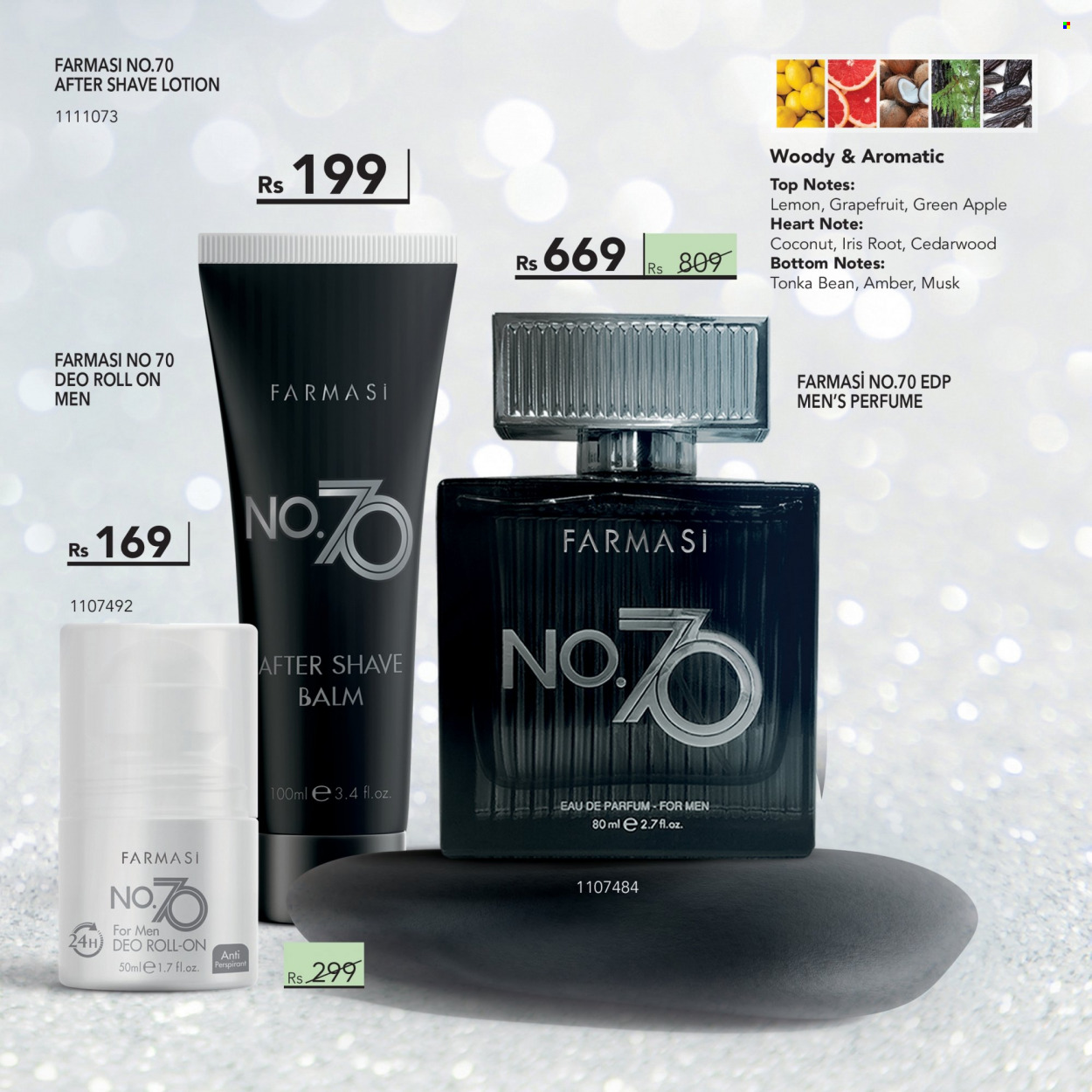 thumbnail - Farmasi Catalogue - 1.08.2022 - 31.08.2022 - Sales products - body lotion, after shave, eau de parfum, roll-on, deodorant. Page 7.