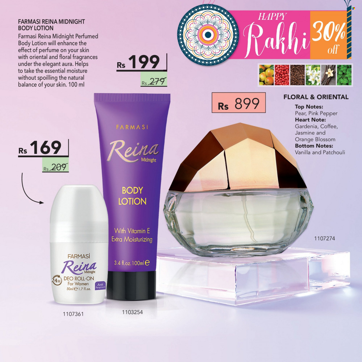 thumbnail - Farmasi Catalogue - 1.08.2022 - 31.08.2022 - Sales products - body lotion, eau de parfum, roll-on, deodorant. Page 15.