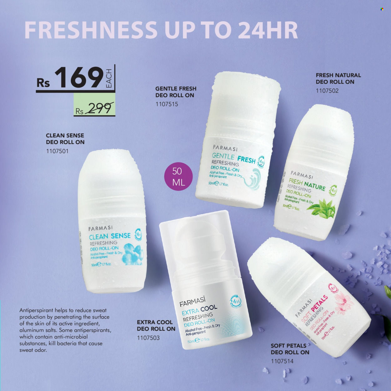thumbnail - Farmasi Catalogue - 1.08.2022 - 31.08.2022 - Sales products - anti-perspirant, roll-on, deodorant. Page 23.