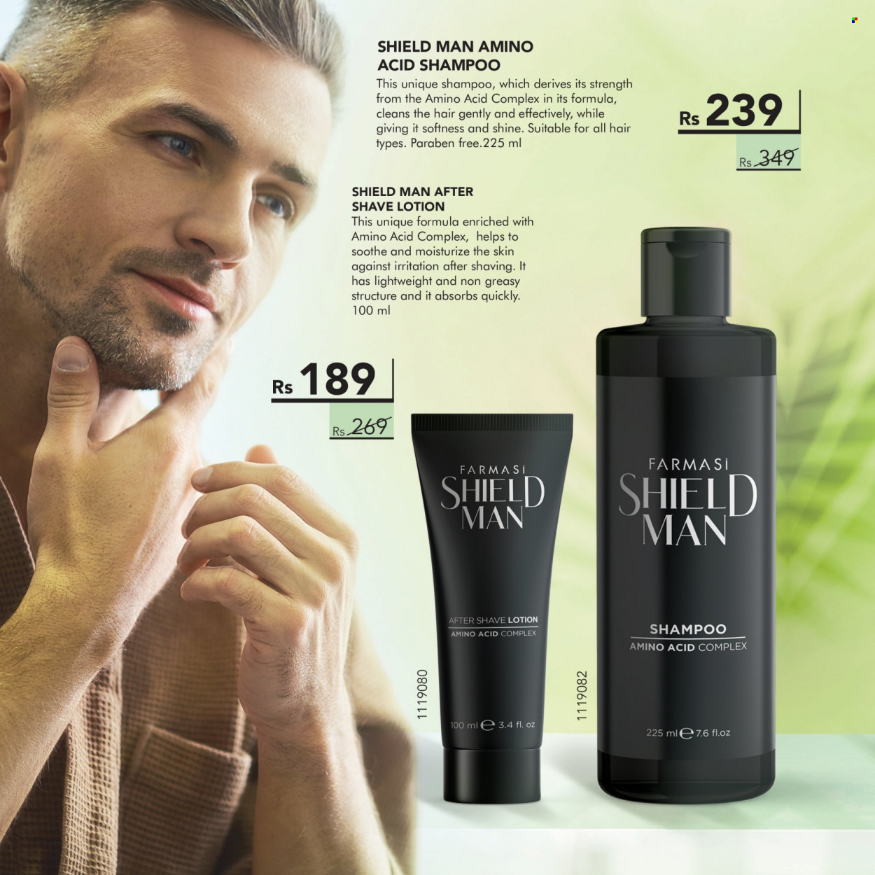 thumbnail - Farmasi Catalogue - 1.08.2022 - 31.08.2022 - Sales products - body lotion, after shave, shampoo. Page 24.