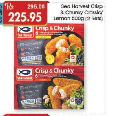 Sea Harvest Crisp & Chunky Classic/ Lemon 500g (2 Refs)