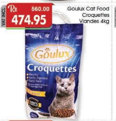 Goulux Cat Food Croquettes Viandes 4kg