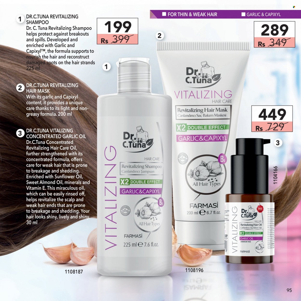 thumbnail - Farmasi Catalogue - 1.08.2022 - 31.08.2022 - Sales products - hair mask, shampoo. Page 95.