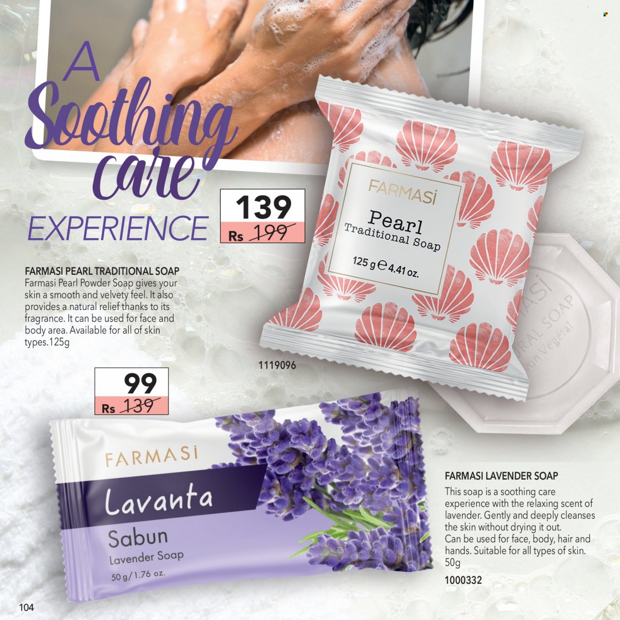 thumbnail - Farmasi Catalogue - 1.08.2022 - 31.08.2022 - Sales products - soap, fragrance. Page 104.
