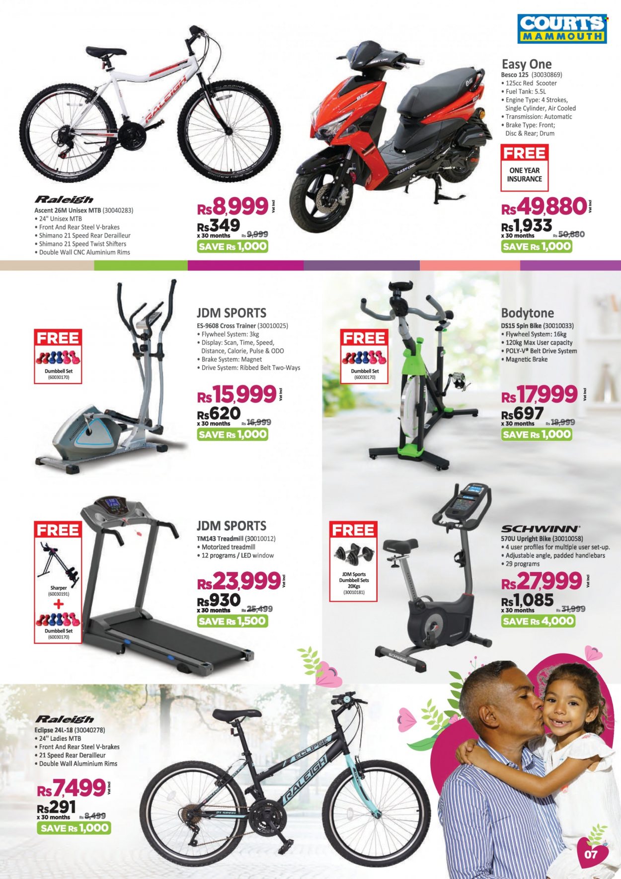 Courts Mammouth Catalogue - 1.05.2022 - 19.05.2022 - Sales products - dumbbell, bike trainer, bike, Shimano, tank. Page 7.