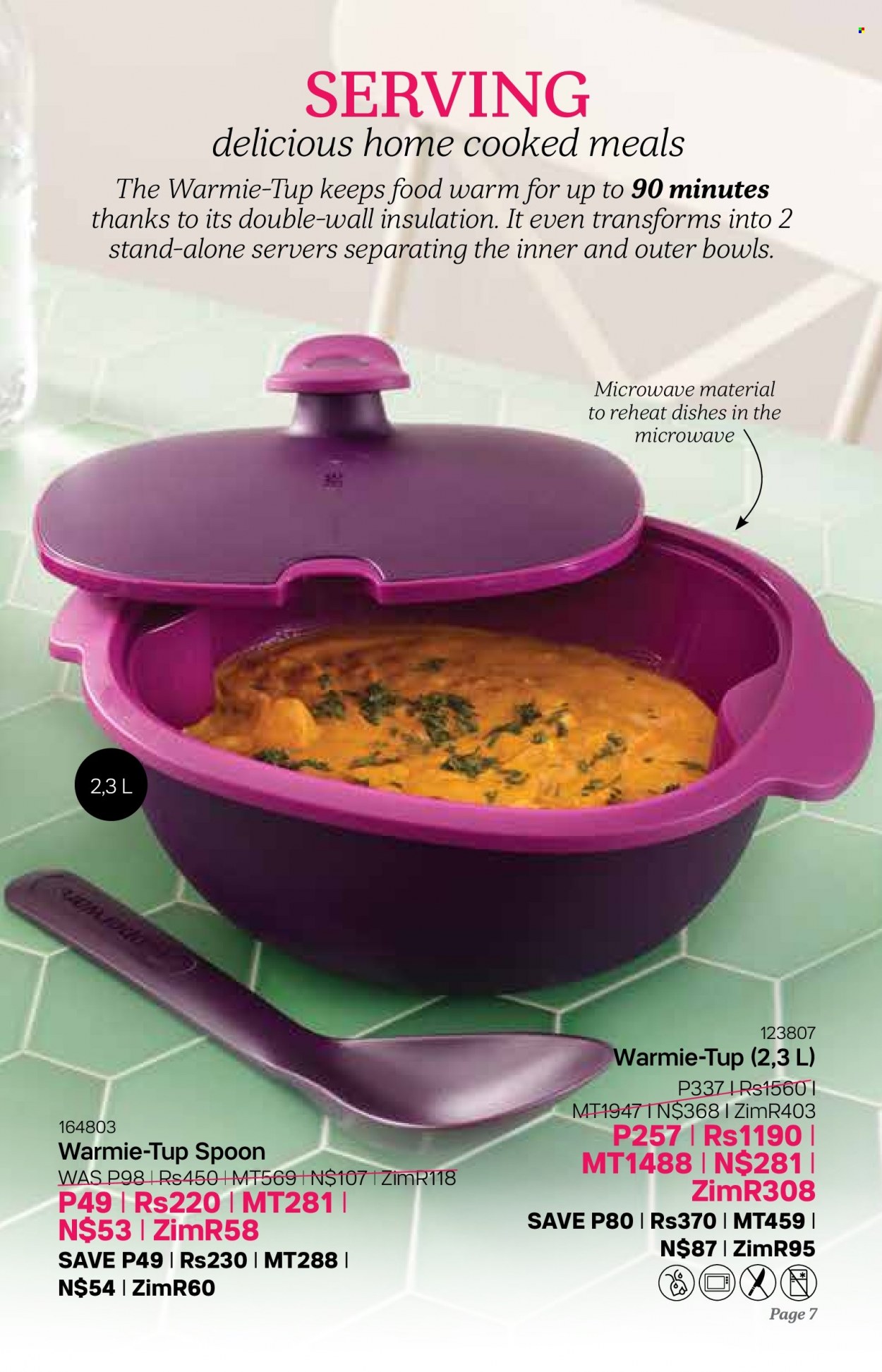 thumbnail - Tupperware Catalogue - 10.08.2022 - 6.09.2022 - Sales products - spoon. Page 7.