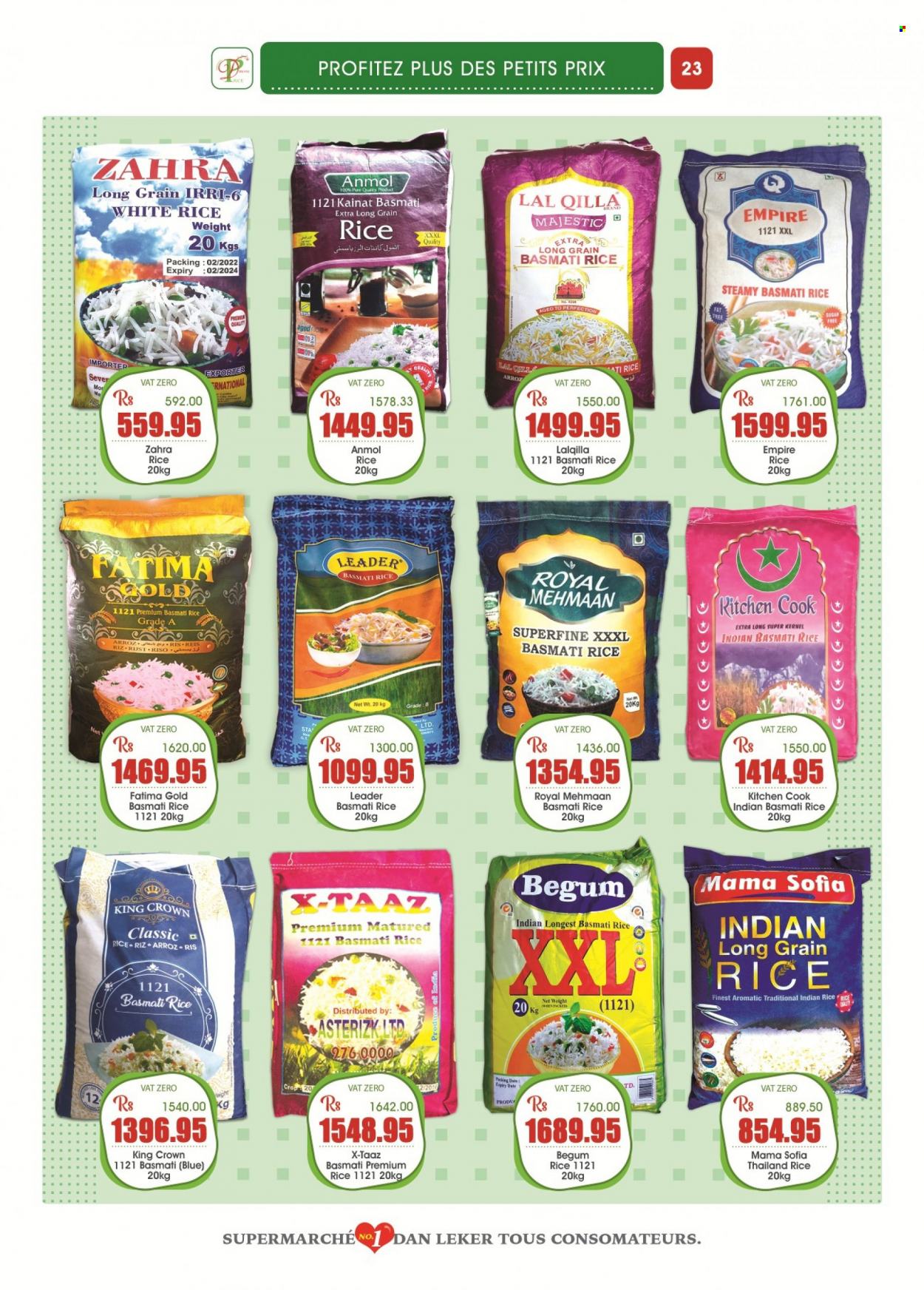 thumbnail - Dreamprice Catalogue - 19.08.2022 - 12.09.2022 - Sales products - basmati rice, rice, white rice, long grain rice. Page 23.