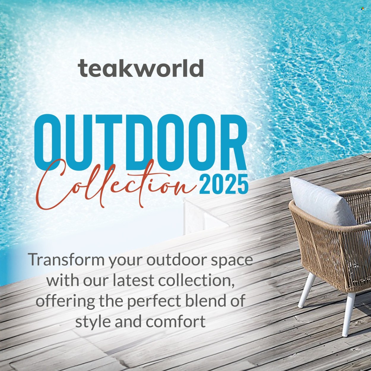 Teak World catalogue. Page 1