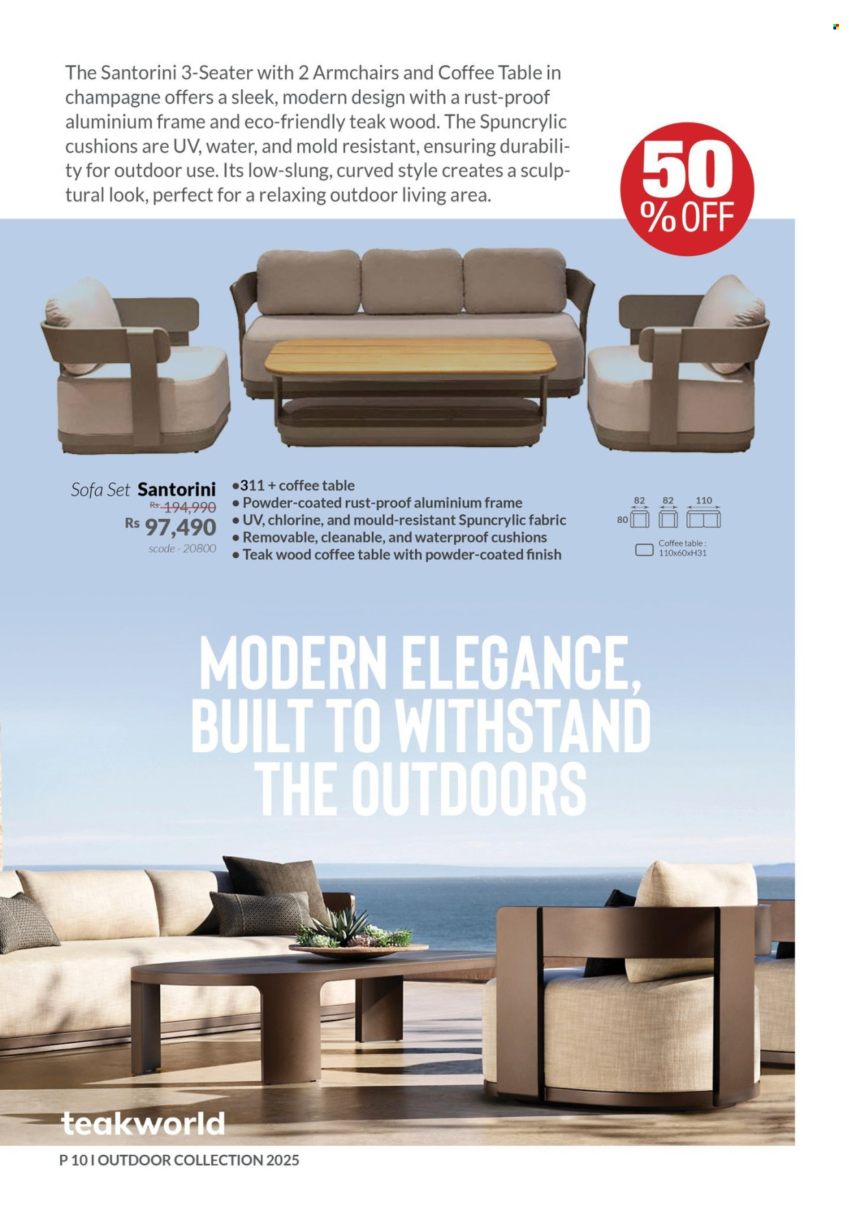 Teak World catalogue. Page 1