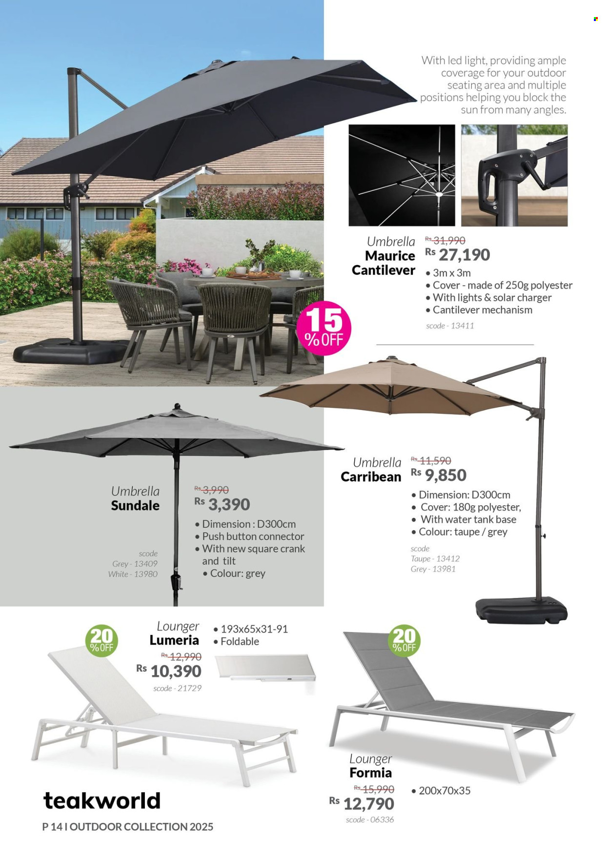 Teak World catalogue. Page 1
