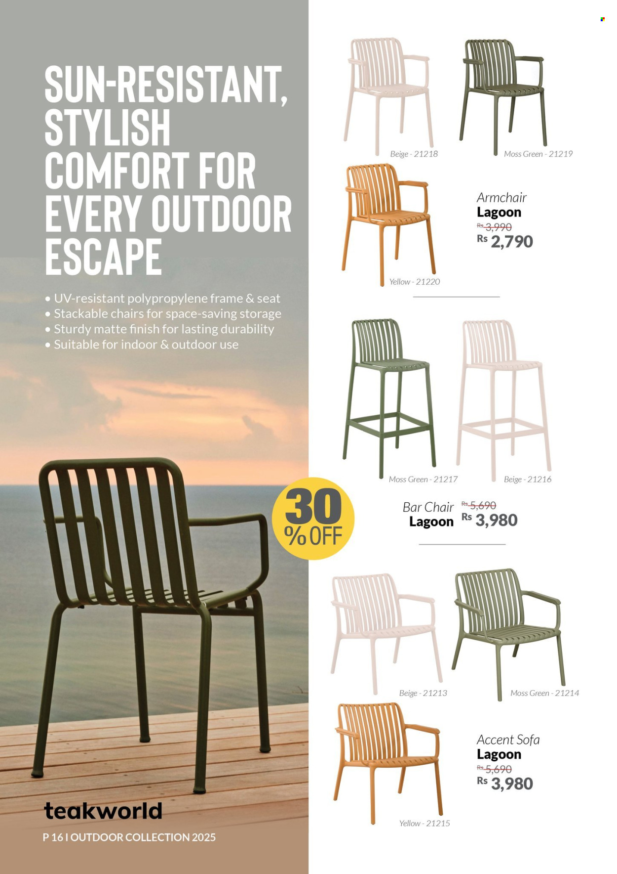 Teak World catalogue. Page 1