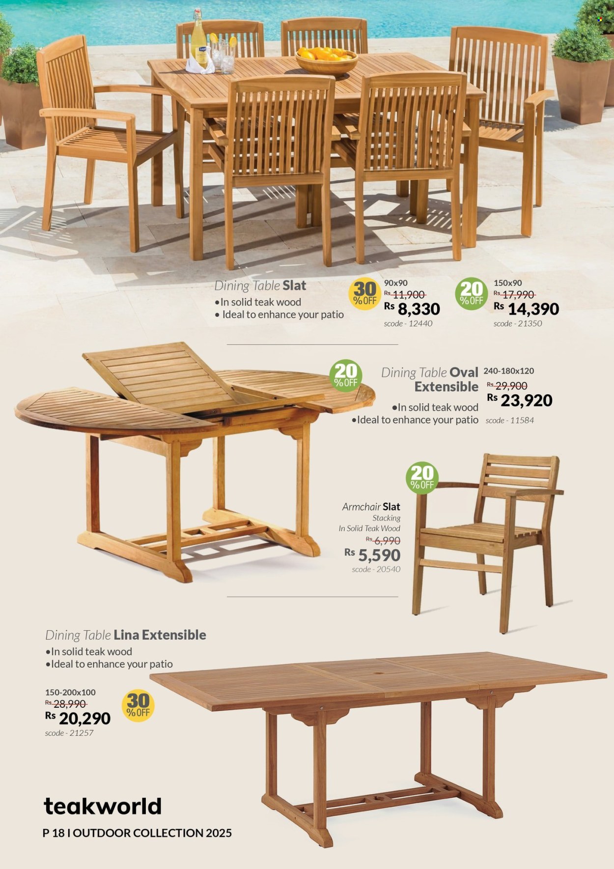 Teak World catalogue. Page 1