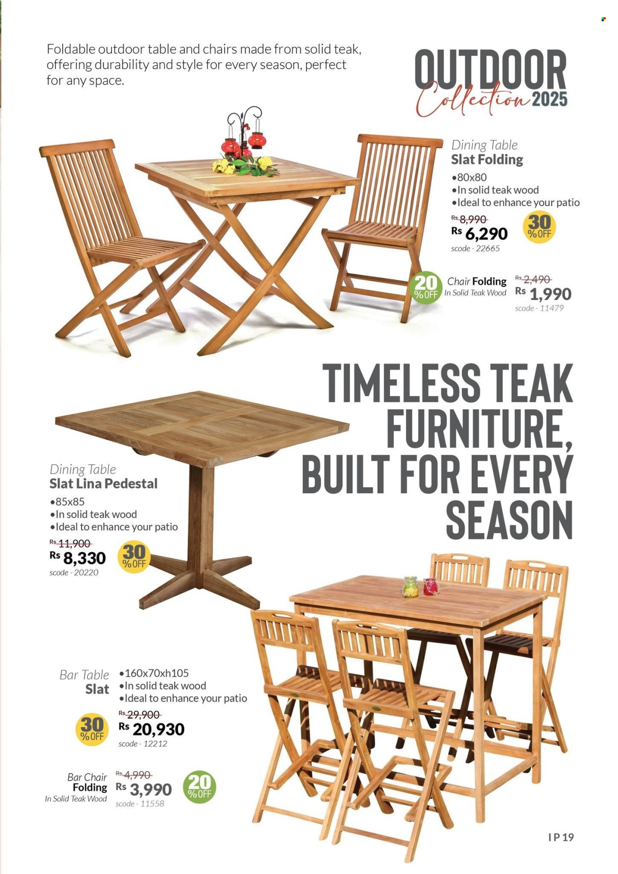 Teak World catalogue. Page 1