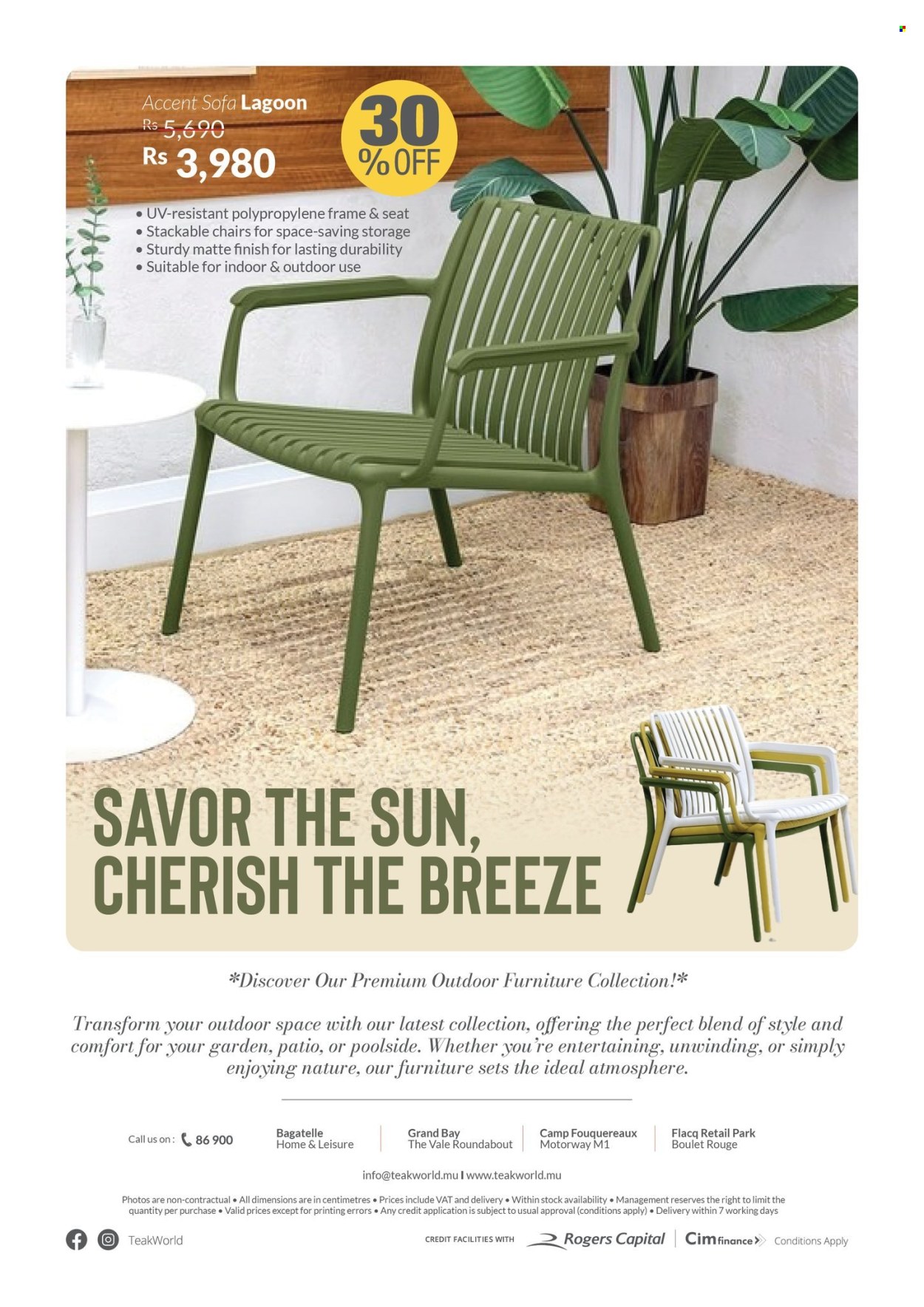 Teak World catalogue. Page 1