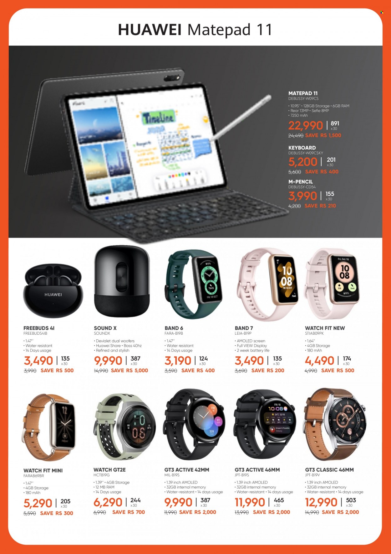 thumbnail - 361 Catalogue - 26.08.2022 - 12.09.2022 - Sales products - Huawei, keyboard. Page 7.