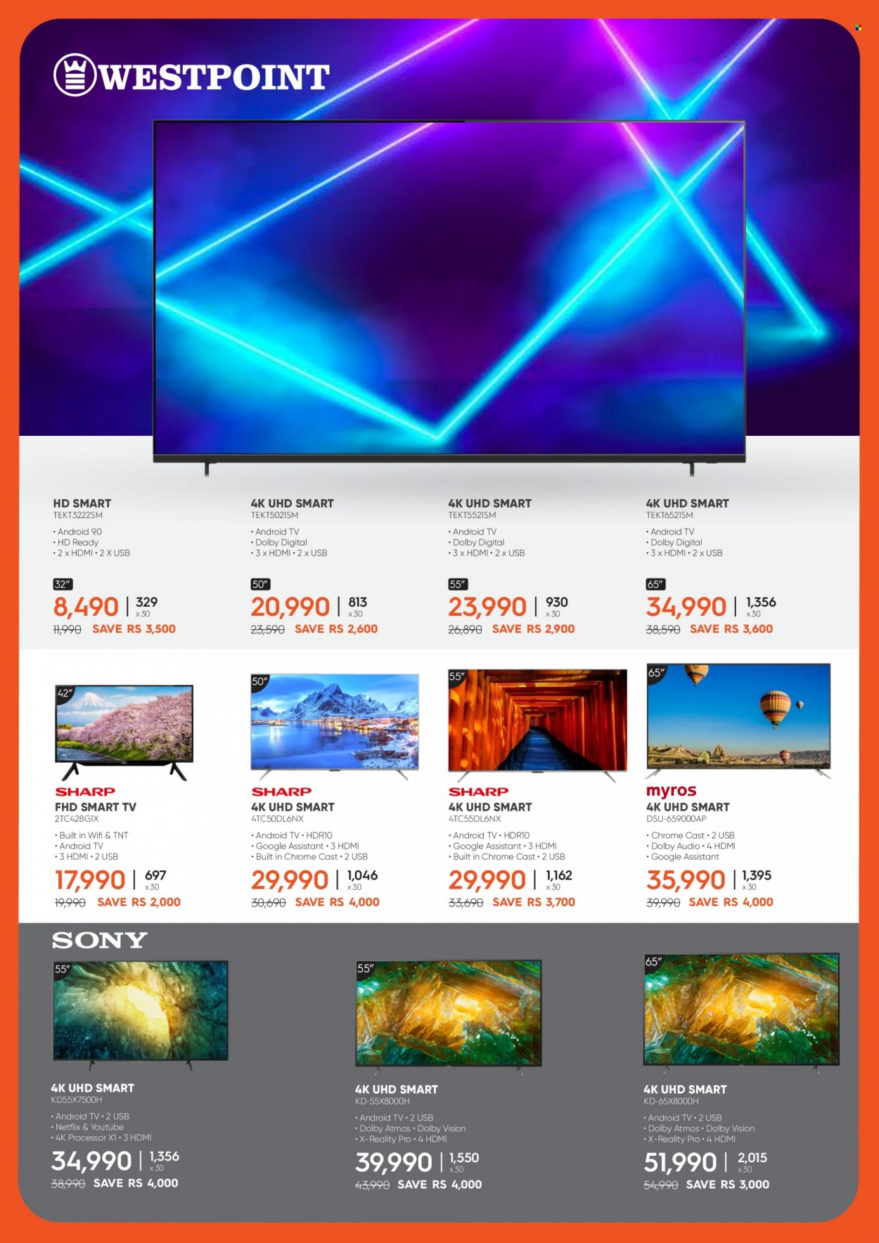 thumbnail - 361 Catalogue - 26.08.2022 - 12.09.2022 - Sales products - Android TV, UHD TV, TV, smart tv. Page 27.