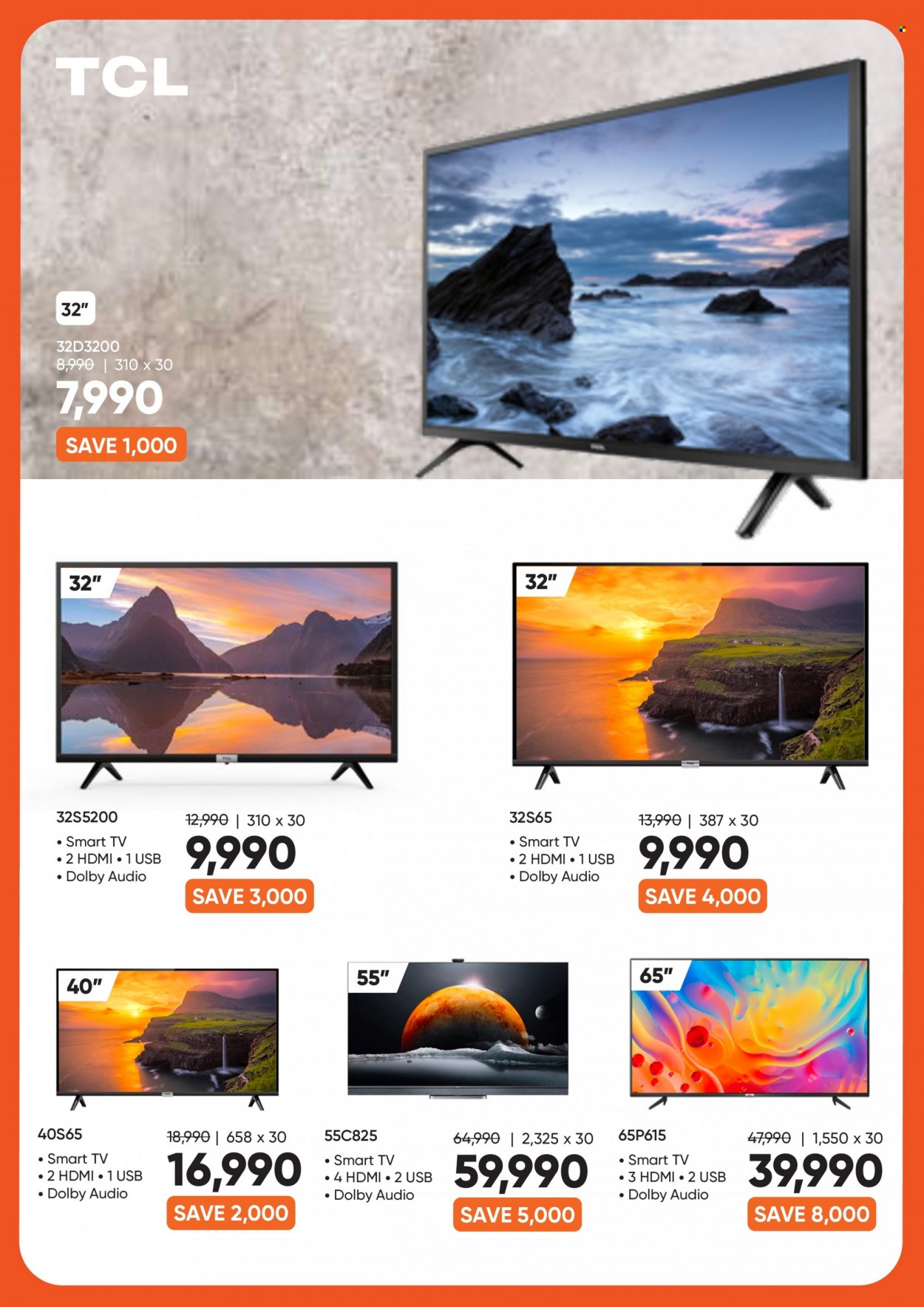 thumbnail - 361 Catalogue - 26.08.2022 - 12.09.2022 - Sales products - TV, smart tv, TCL. Page 30.