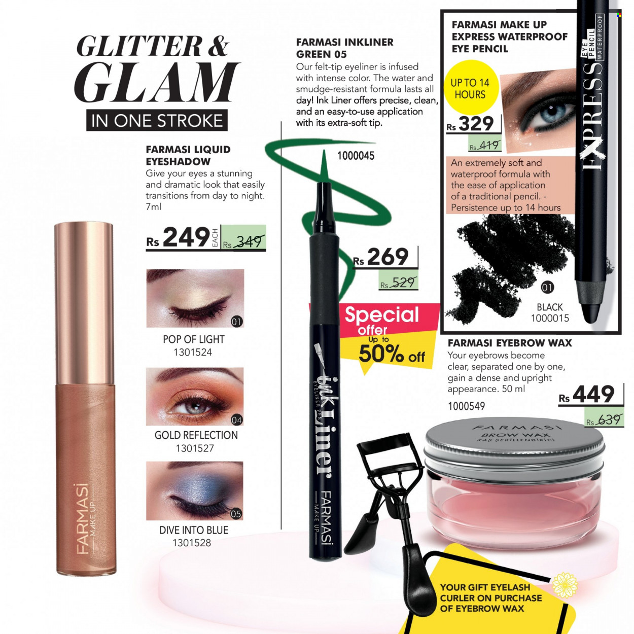 thumbnail - Farmasi Catalogue - 1.09.2022 - 30.09.2022 - Sales products - Gain, eyeshadow, eyeliner. Page 4.