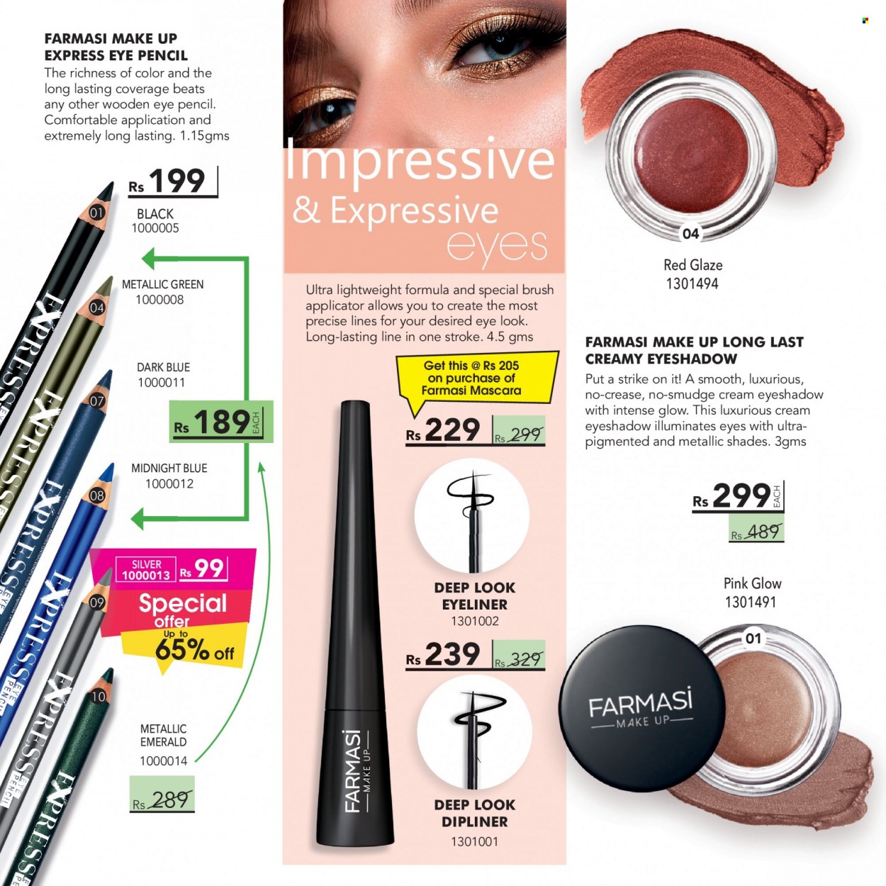 thumbnail - Farmasi Catalogue - 1.09.2022 - 30.09.2022 - Sales products - eyeshadow, mascara, shades, eyeliner. Page 5.