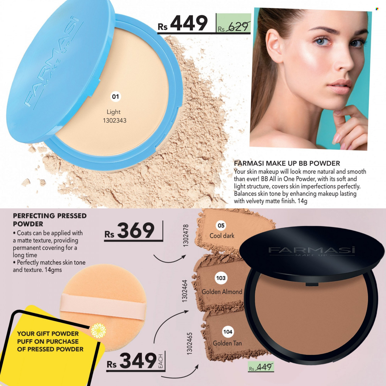 thumbnail - Farmasi Catalogue - 1.09.2022 - 30.09.2022 - Sales products - makeup, face powder. Page 16.