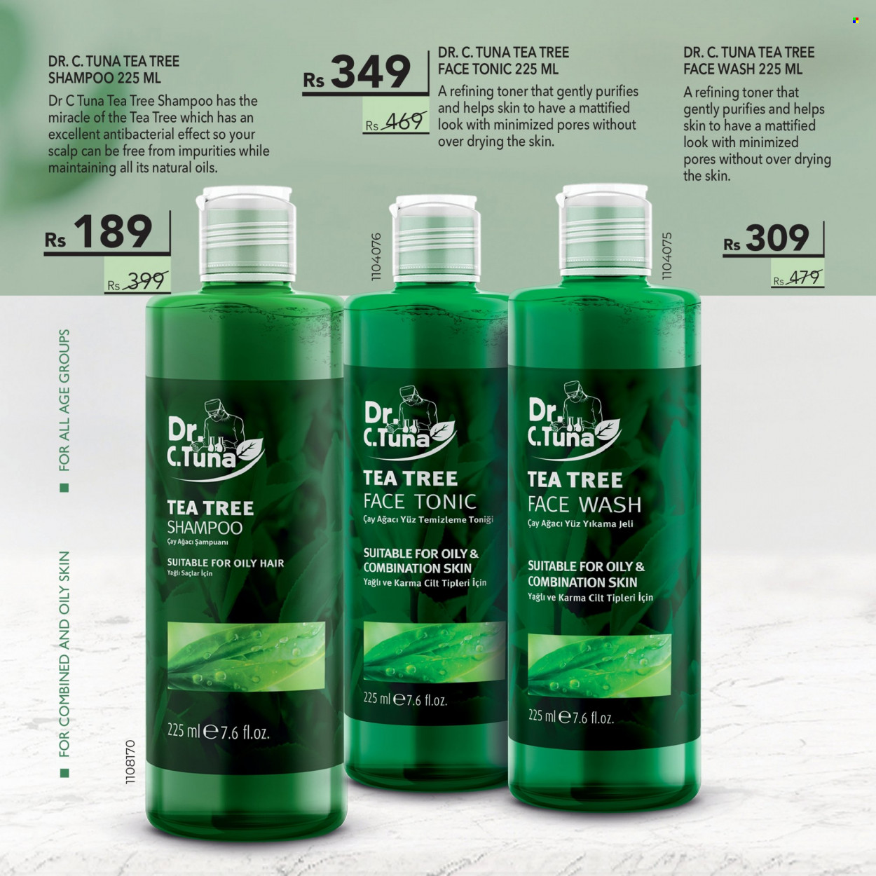 thumbnail - Farmasi Catalogue - 1.09.2022 - 30.09.2022 - Sales products - face gel, toner, face wash, shampoo. Page 38.