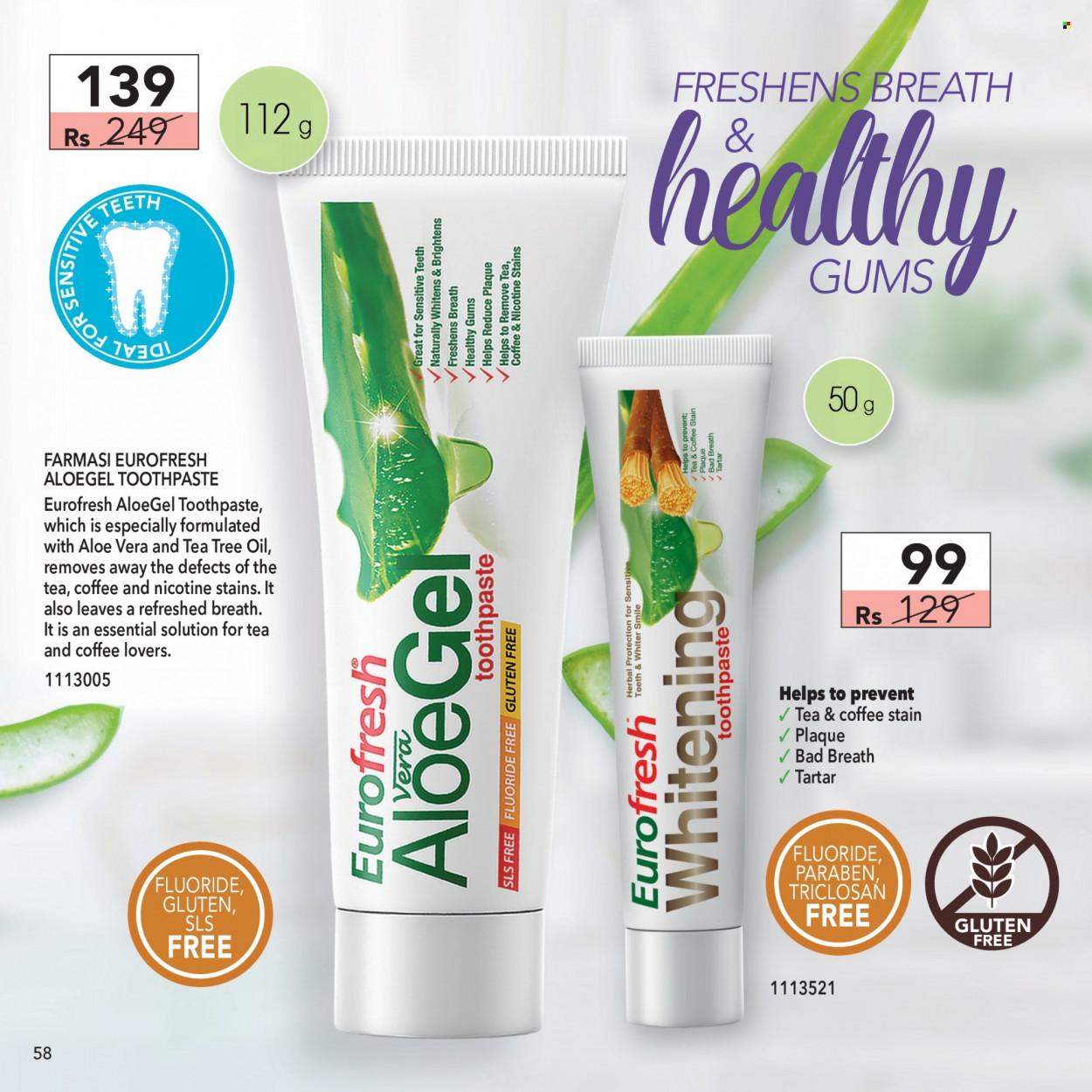 thumbnail - Farmasi Catalogue - 1.09.2022 - 30.09.2022 - Sales products - toothpaste. Page 58.