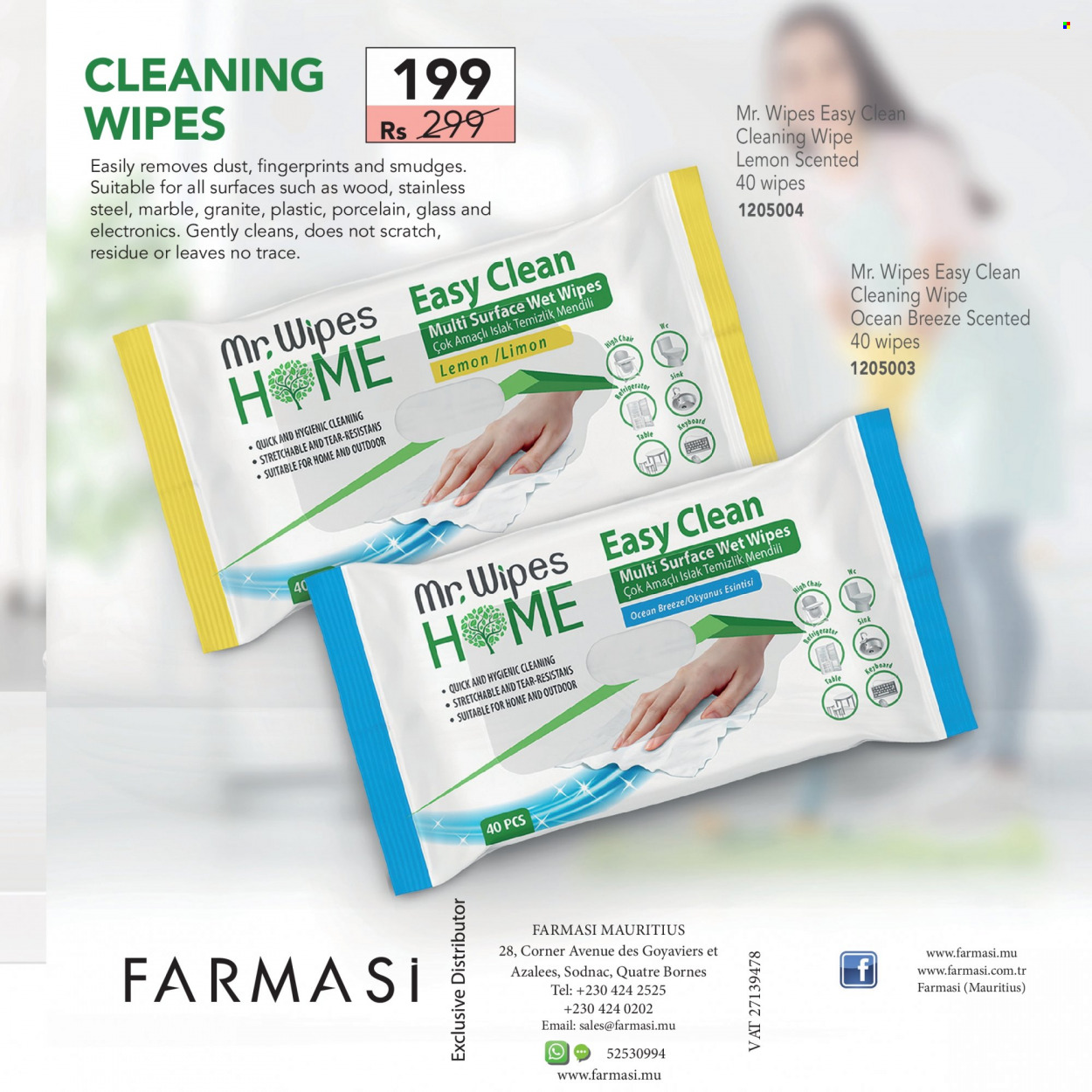 thumbnail - Farmasi Catalogue - 1.09.2022 - 30.09.2022 - Sales products - cleansing wipes, wipes. Page 89.
