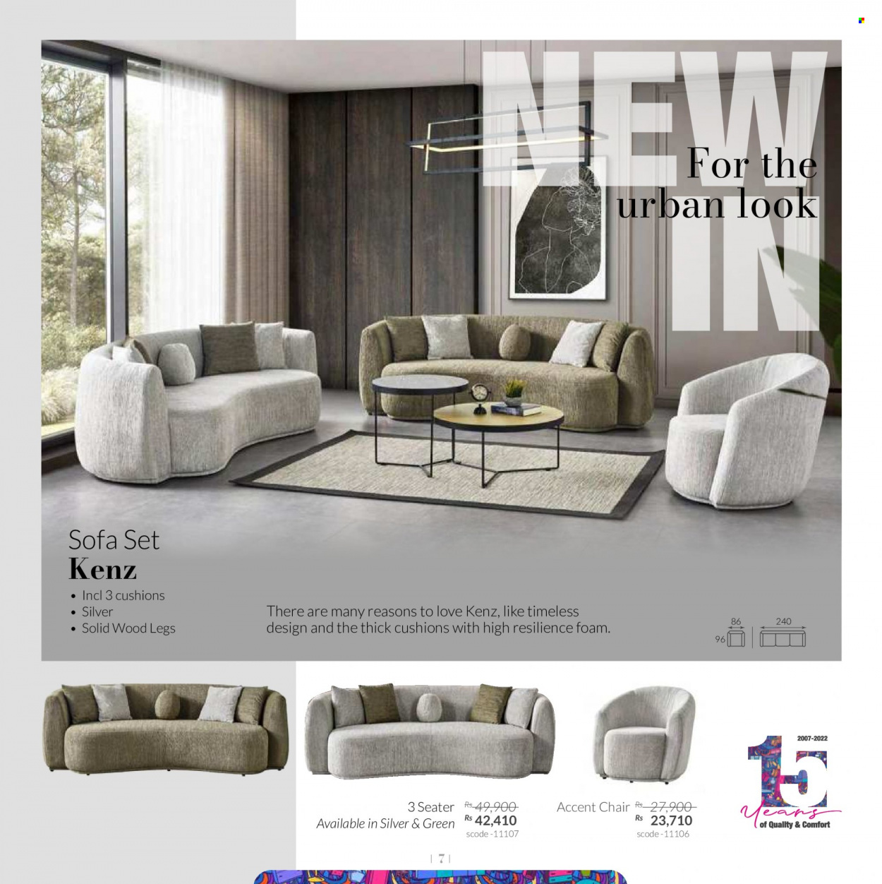 thumbnail - Teak World Catalogue - 1.09.2022 - 31.10.2022 - Sales products - chair, accent chair, sofa, cushion. Page 7.