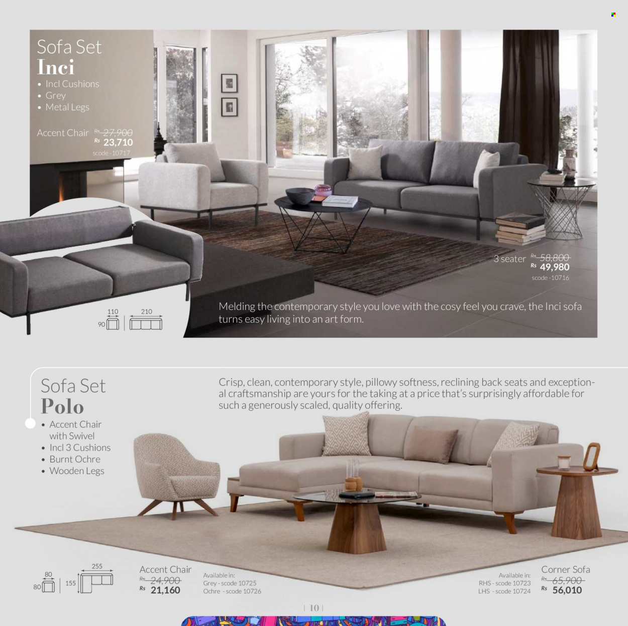 thumbnail - Teak World Catalogue - 1.09.2022 - 31.10.2022 - Sales products - chair, accent chair, corner sofa, sofa, cushion. Page 10.
