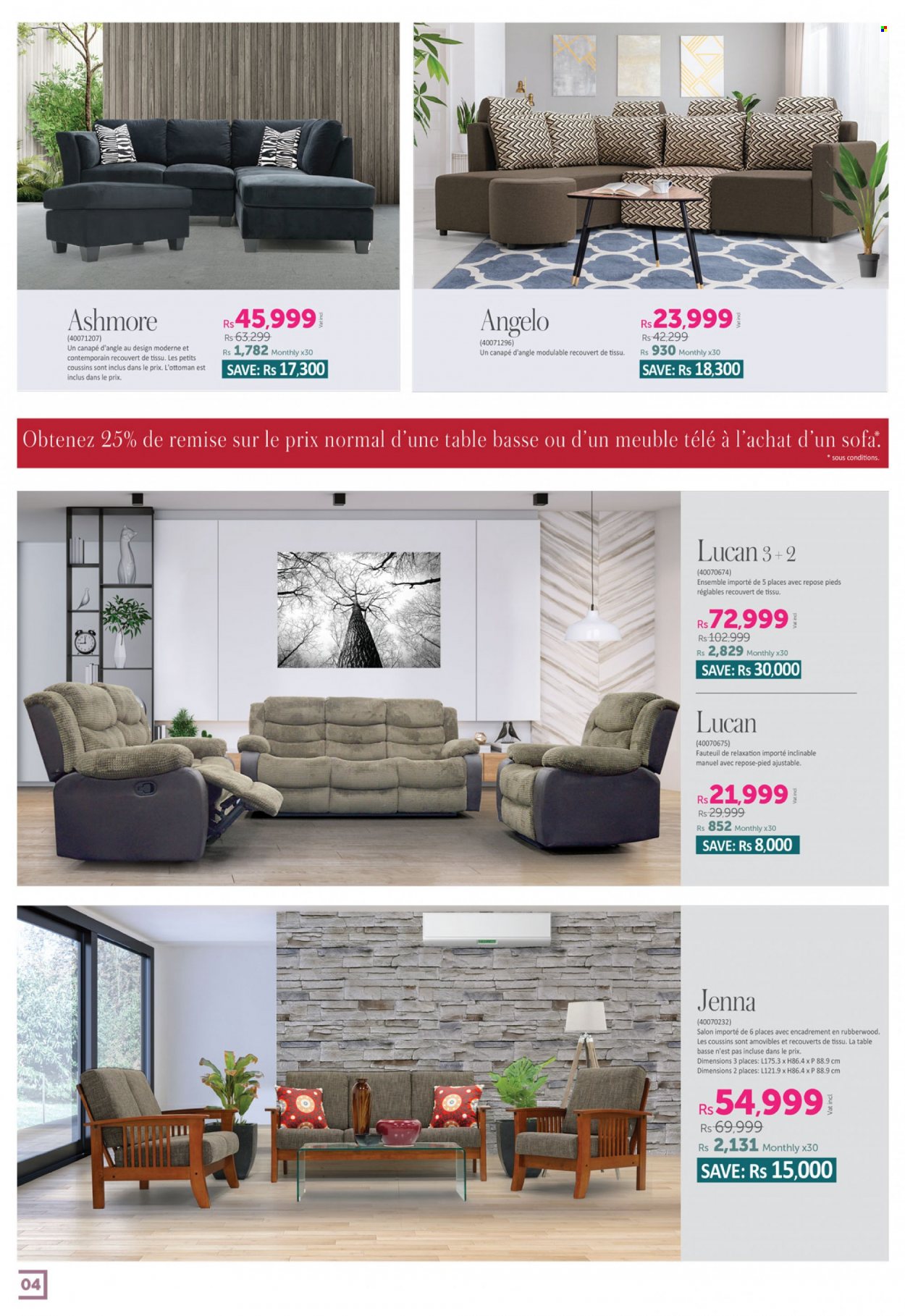 Courts Mammouth Catalogue - 9.05.2022 - 9.06.2022 - Sales products - table, sofa, ottoman. Page 4.