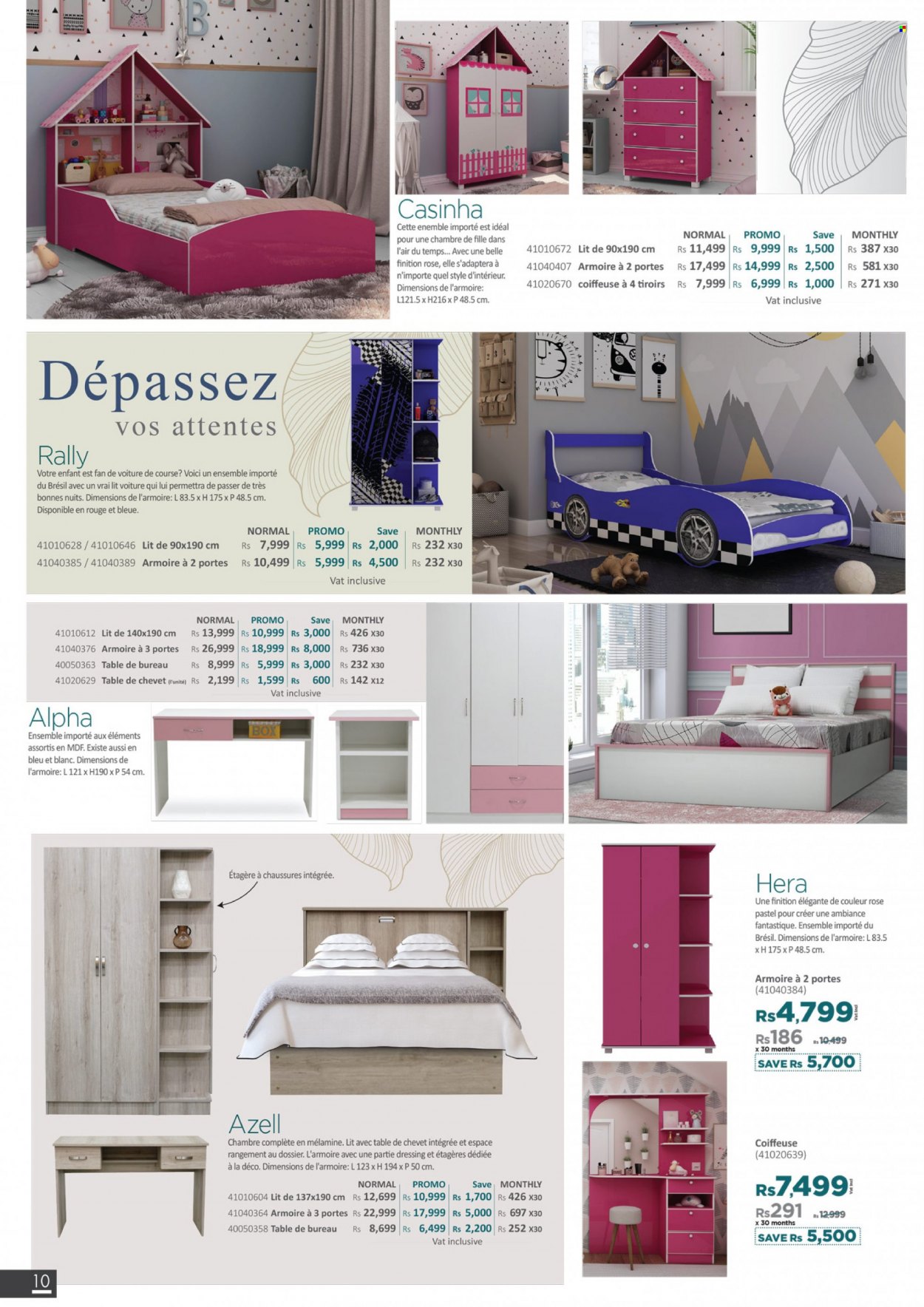 Courts Mammouth Catalogue - 4.09.2022 - 6.10.2022 - Sales products - table, rose. Page 10.