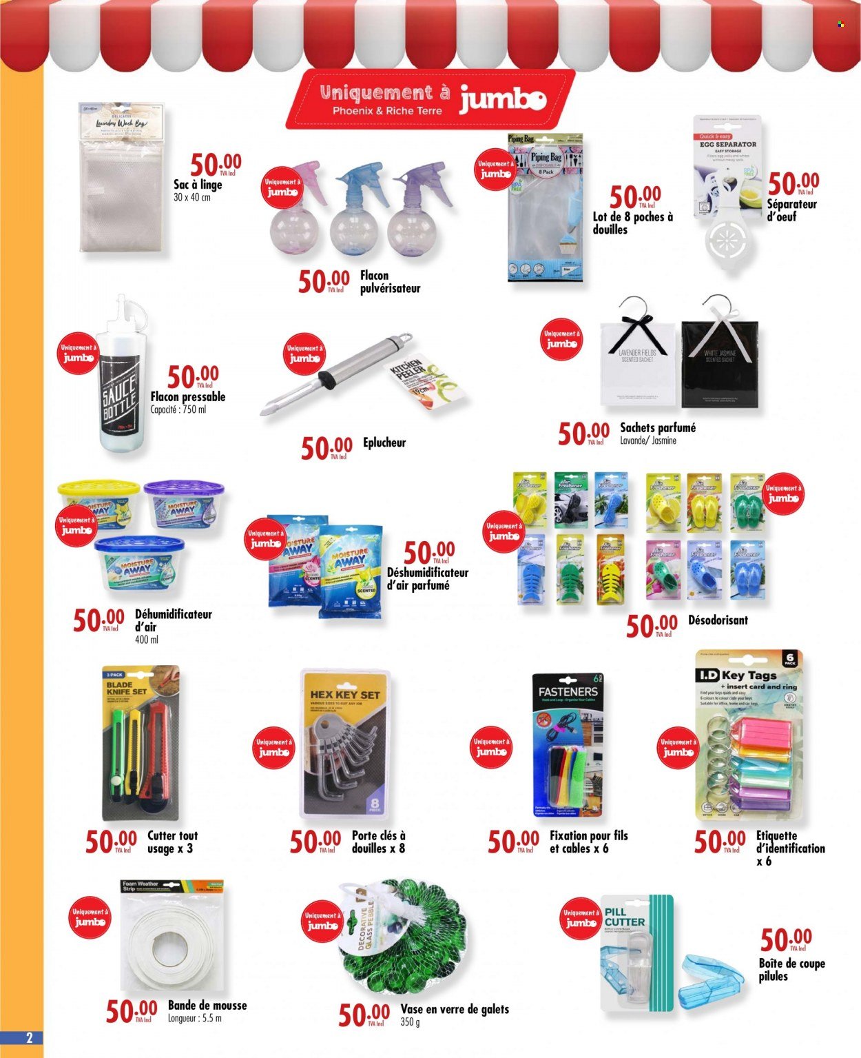 Jumbo Catalogue - 7.09.2022 - 20.09.2022 - Sales products - sauce, eggs, bag, knife, peeler, cutter, air freshener. Page 2.
