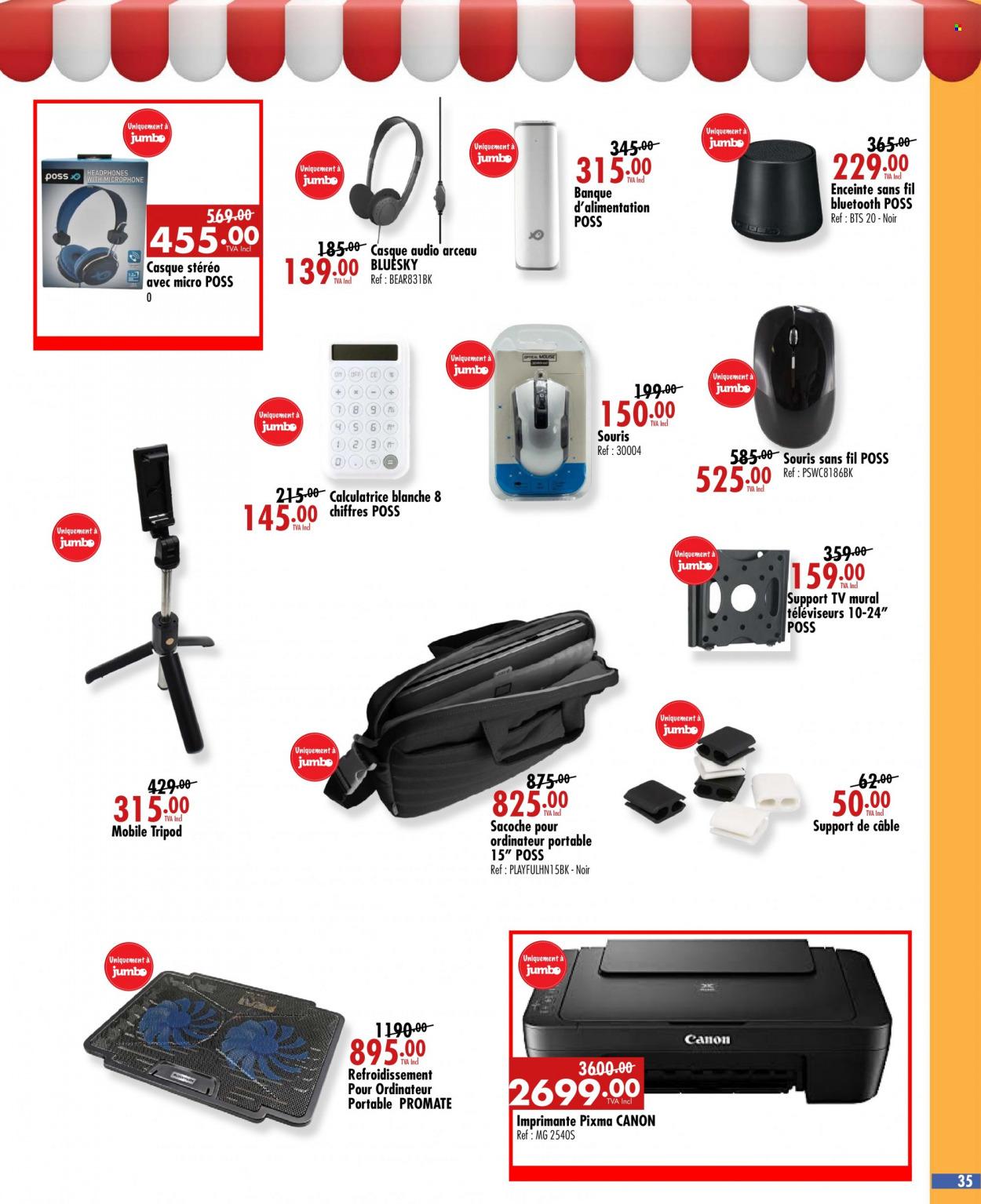 thumbnail - Jumbo Catalogue - 7.09.2022 - 20.09.2022 - Sales products - headphones, mouse, Canon. Page 35.