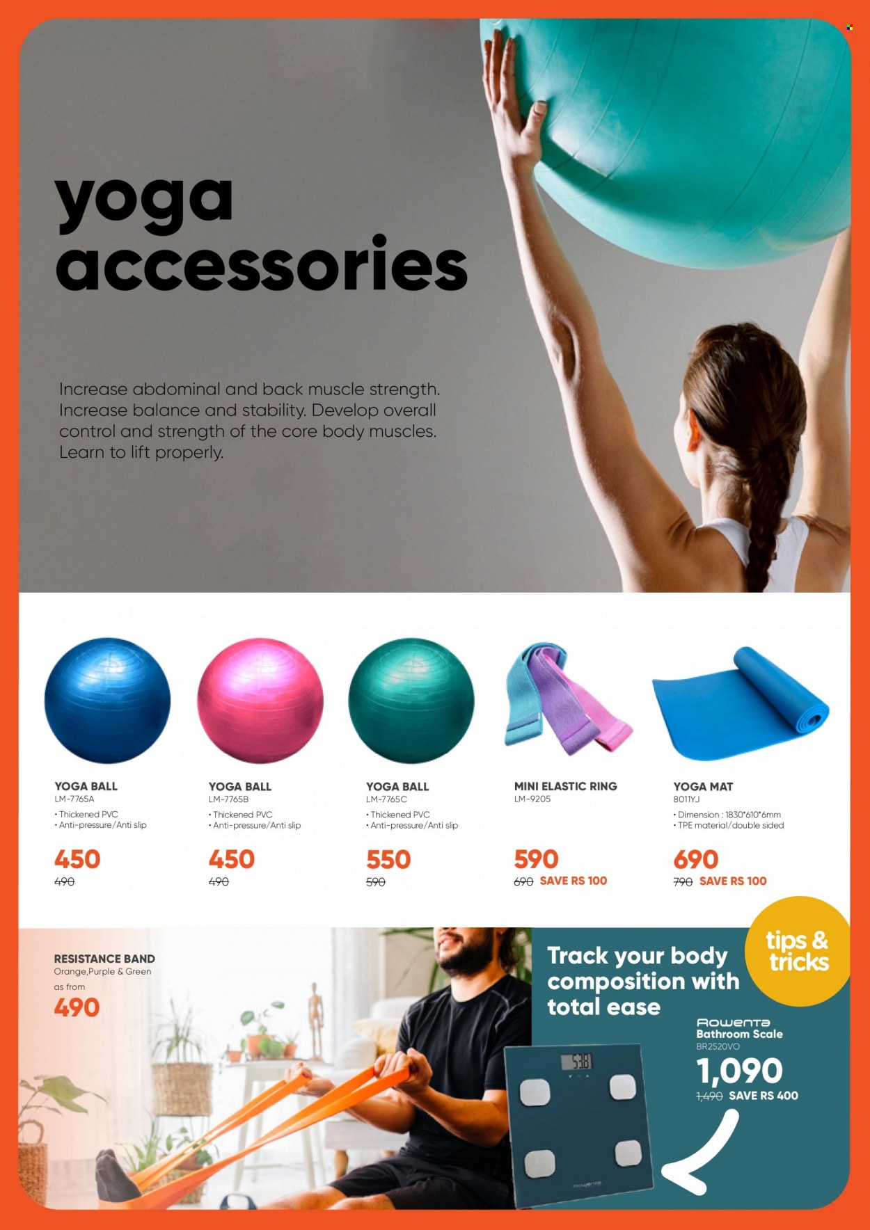 thumbnail - 361 Catalogue - 26.08.2022 - 12.09.2022 - Sales products - scale, personal scale, yoga mat. Page 9.