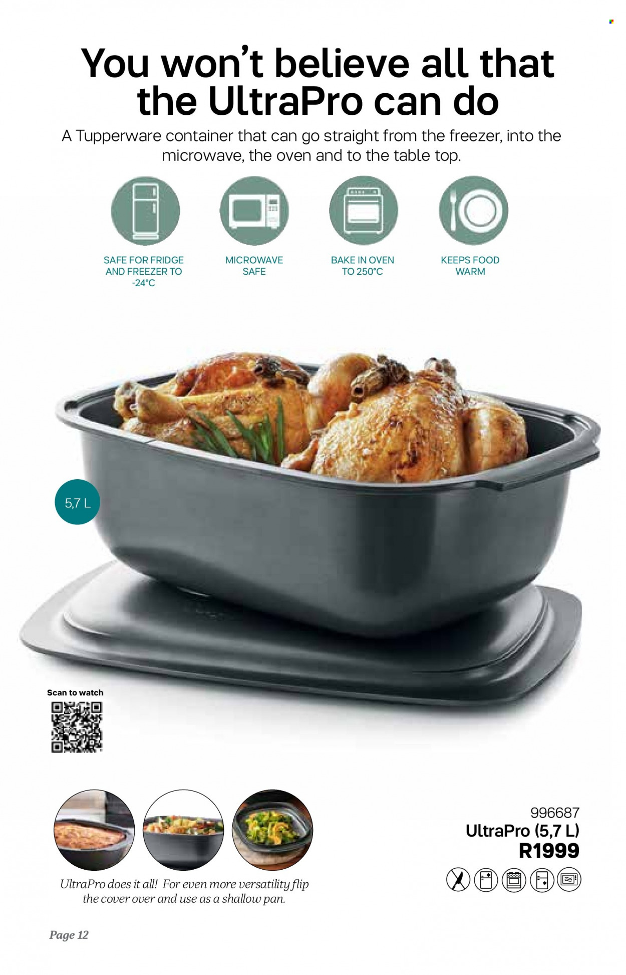 thumbnail - Tupperware Catalogue - 6.04.2022 - 6.09.2022 - Sales products - pan, container. Page 12.