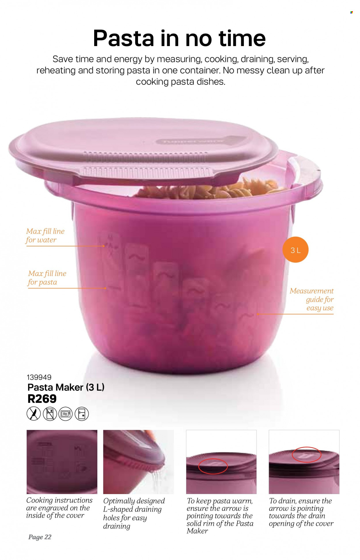 thumbnail - Tupperware Catalogue - 1.09.2022 - 31.03.2023 - Sales products - container. Page 22.