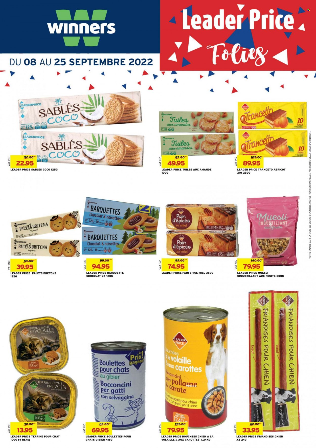 Winner's Catalogue - 8.09.2022 - 25.09.2022 - Sales products - bocconcini cheese, snack, muesli. Page 5.