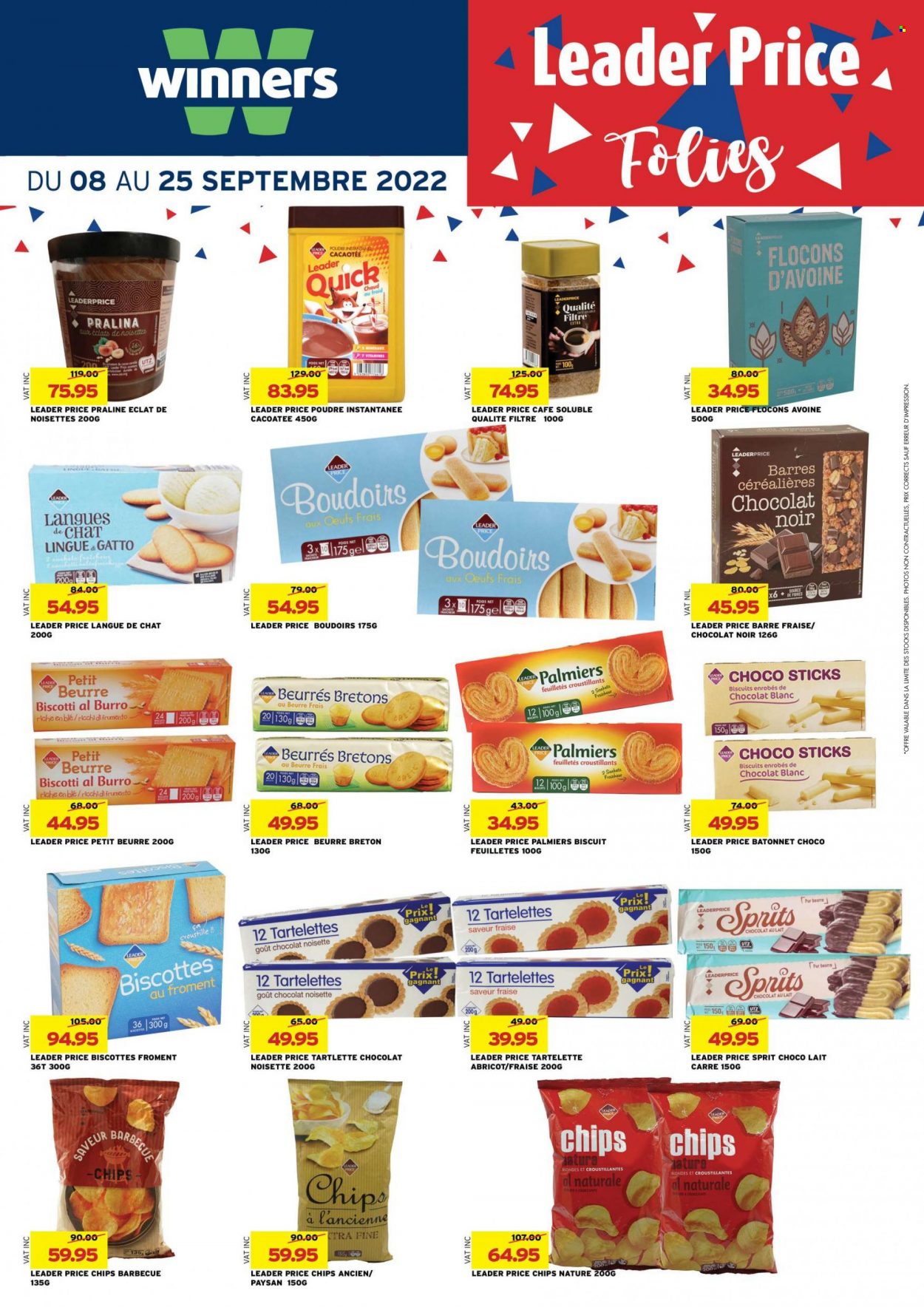 thumbnail - Winner's Catalogue - 8.09.2022 - 25.09.2022 - Sales products - biscotti, biscuit, chips, Eclat. Page 7.