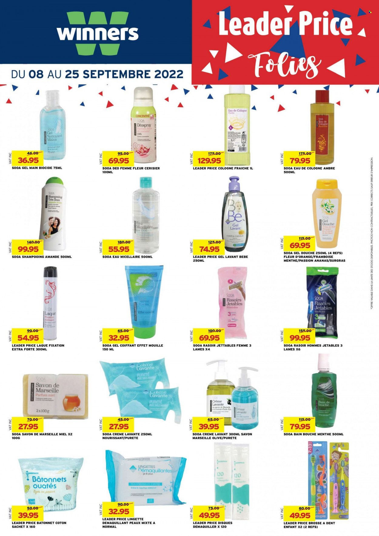 thumbnail - Winner's Catalogue - 8.09.2022 - 25.09.2022 - Sales products - pie, oranges, eau de parfum, cologne, deodorant. Page 9.