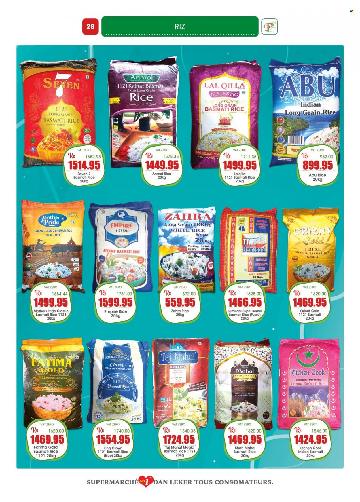thumbnail - Dreamprice Catalogue - 17.09.2022 - 11.10.2022 - Sales products - basmati rice, rice, white rice, long grain rice, basket. Page 28.
