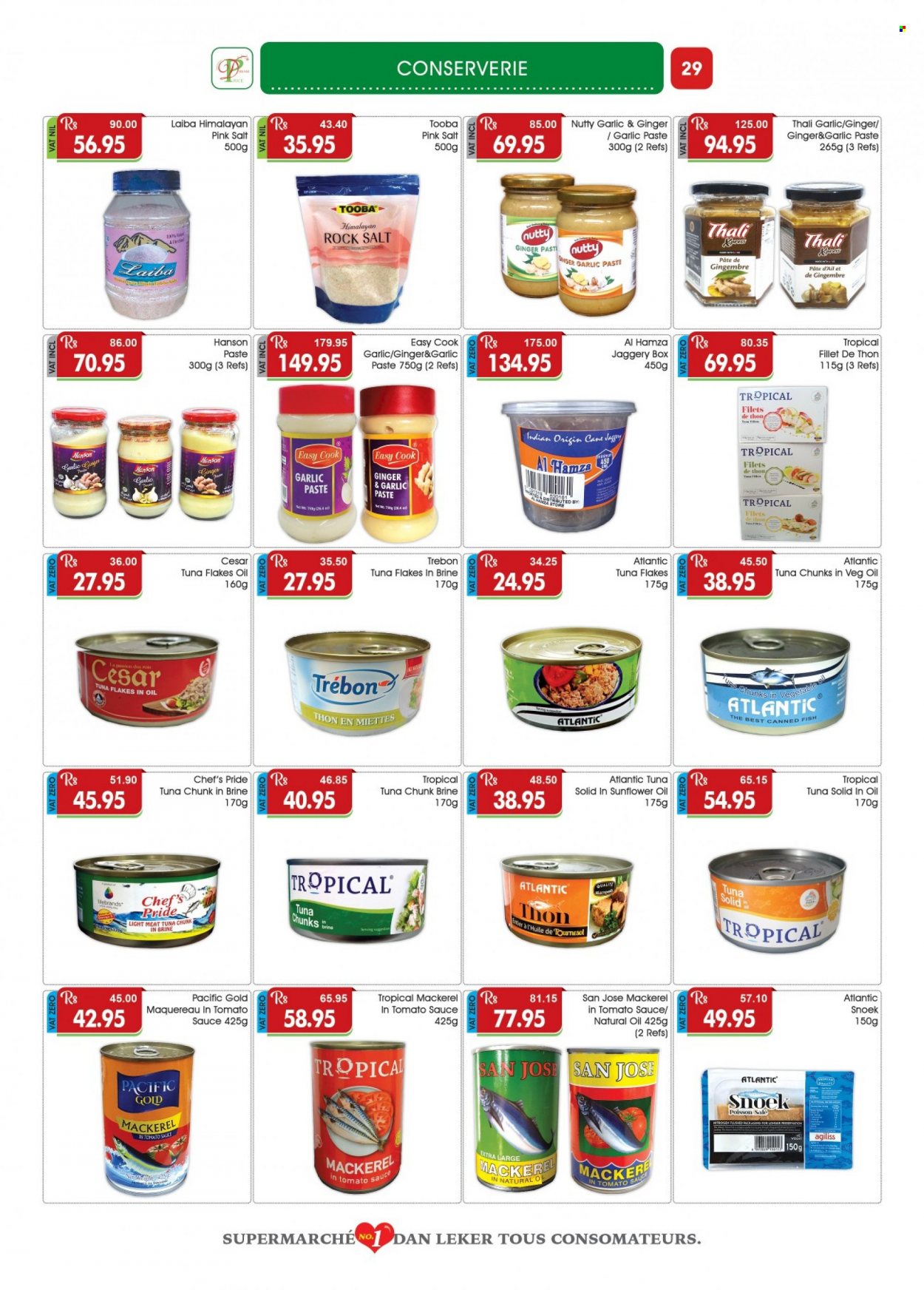 thumbnail - Dreamprice Catalogue - 17.09.2022 - 11.10.2022 - Sales products - mackerel, tuna, fish, Thins, garlic paste. Page 29.