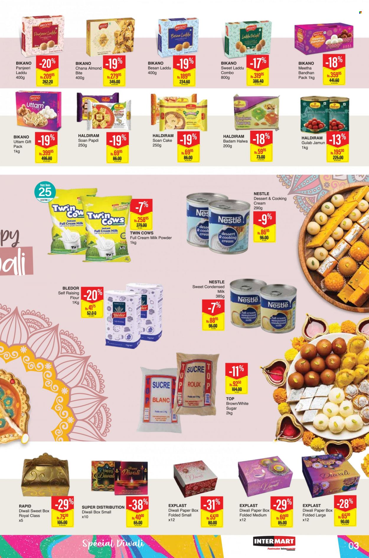 Intermart Catalogue - 23.09.2022 - 19.10.2022 - Sales products - cake, coconut, milk powder, flour, gram flour, sugar, L'Or, paper, Nestlé. Page 3.