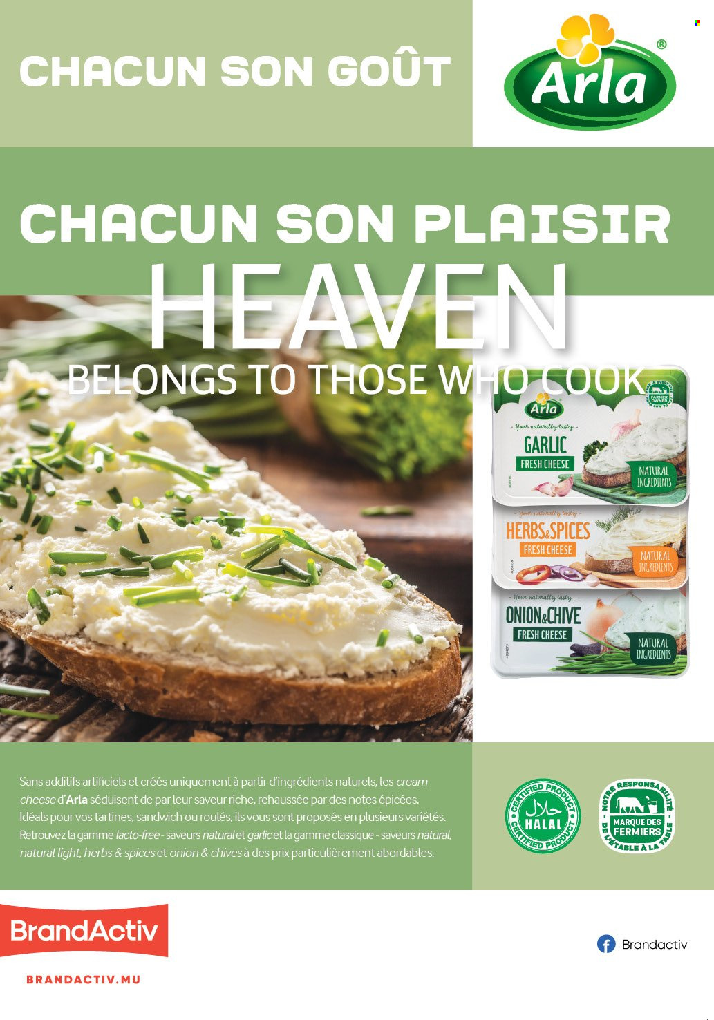 thumbnail - GSR Catalogue - 22.09.2022 - 16.10.2022 - Sales products - garlic, chives, sandwich, cream cheese, cheese, Arla. Page 40.