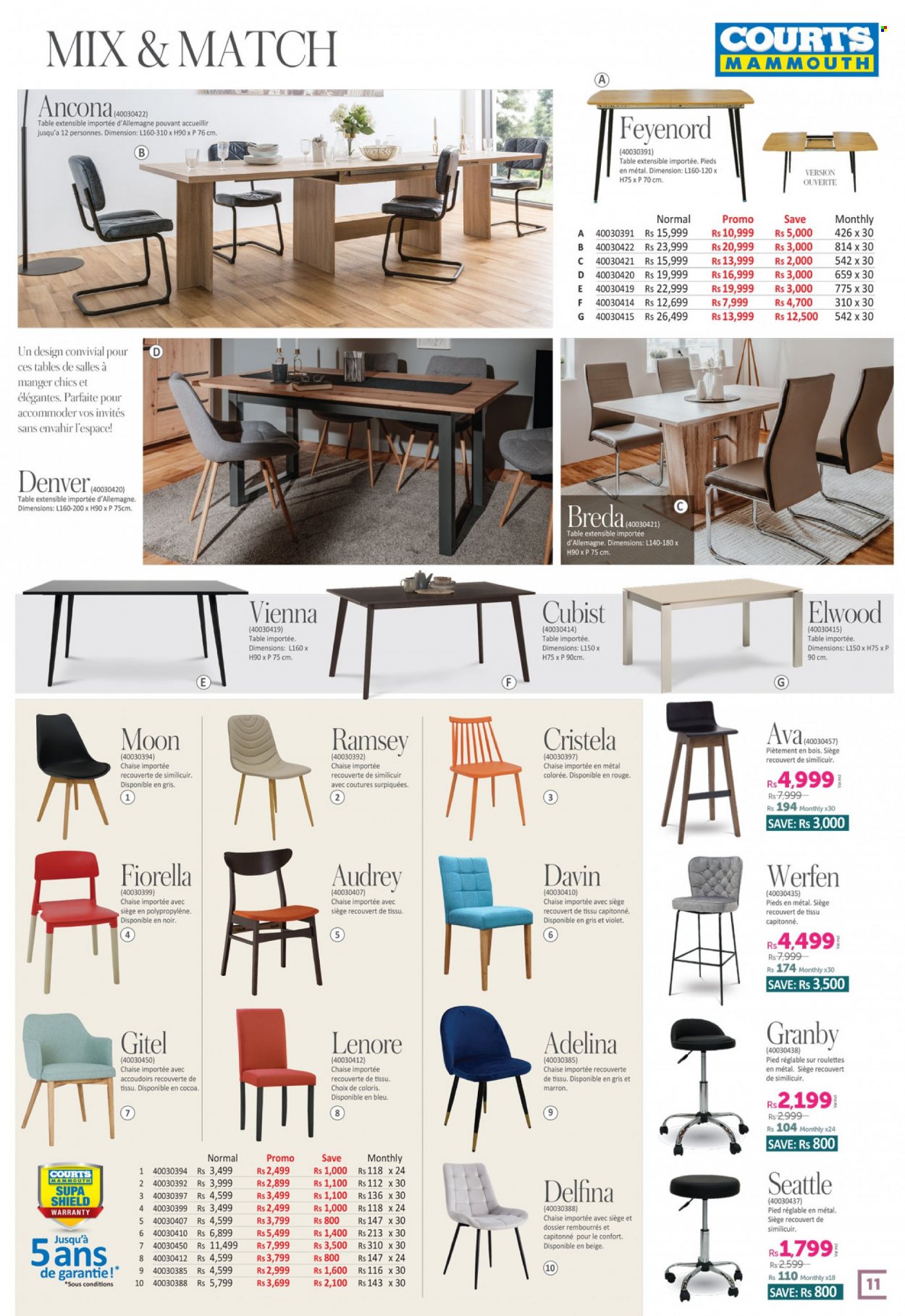 Courts Mammouth Catalogue - 9.05.2022 - 9.06.2022 - Sales products - table. Page 11.