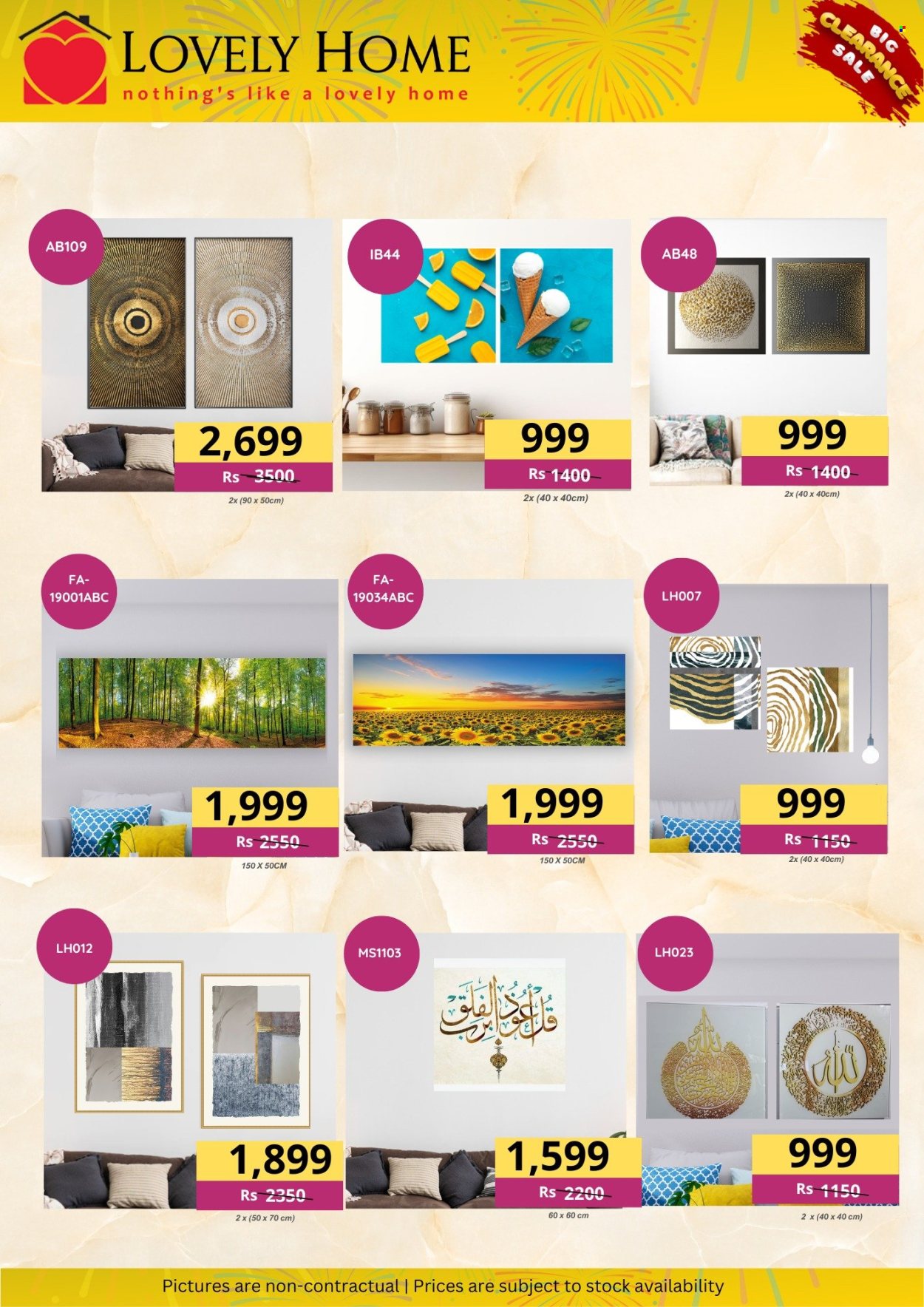 Lovely Home catalogue. Page 1