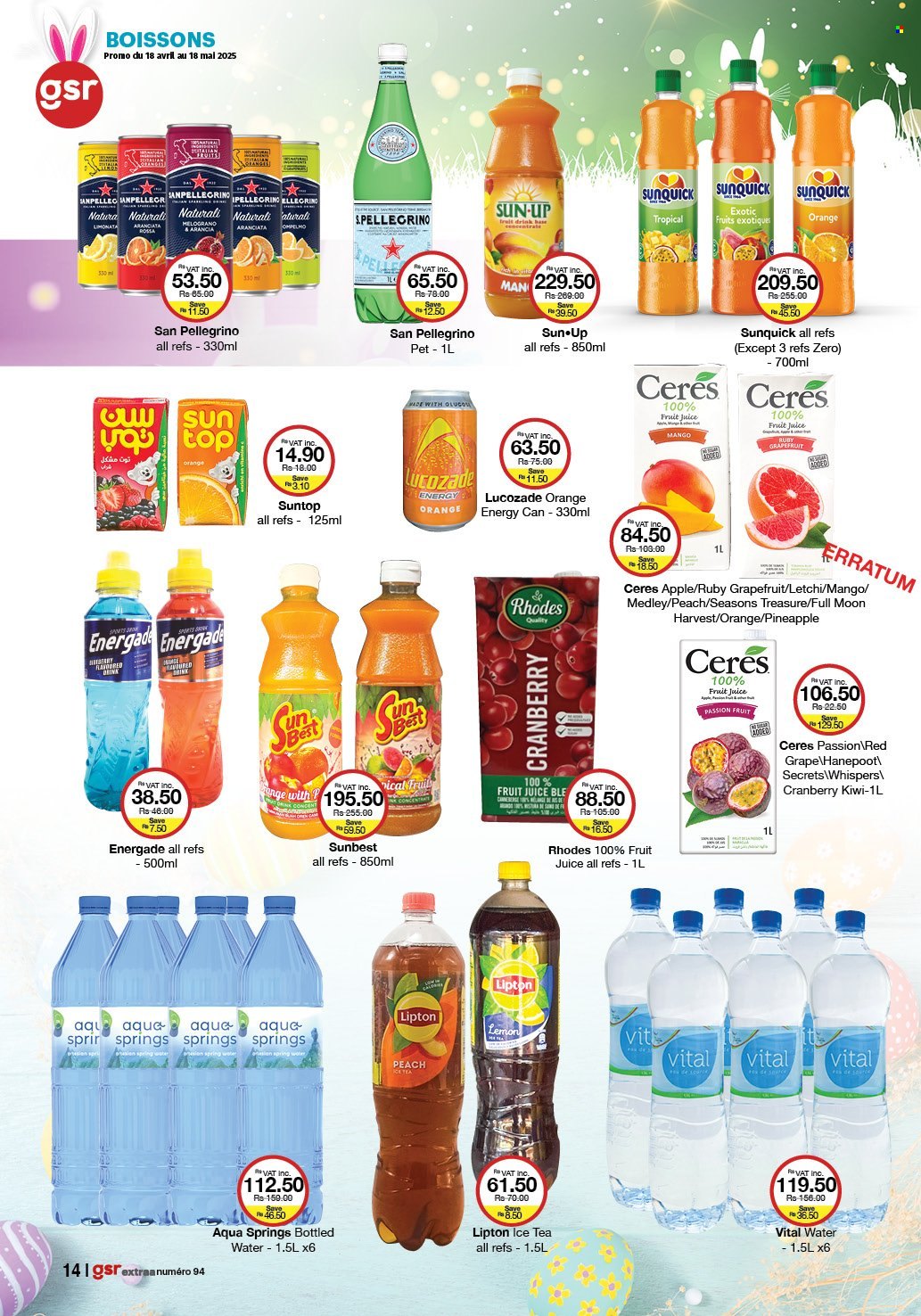 GSR catalogue - 18.04.2025 - 18.05.2025. Page 1