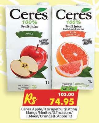 Ceres 100% Fruit Juice