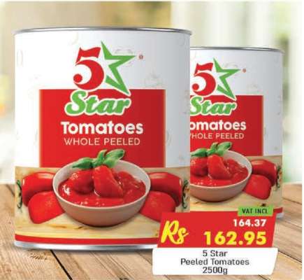 5 Star Peeled Tomatoes