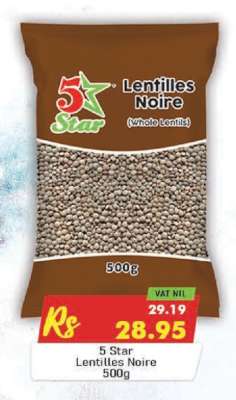 5 Star Lentilles Noire